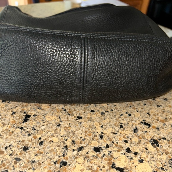 Brighton black pebbled leather shoulder bag - Picture 2 of 6